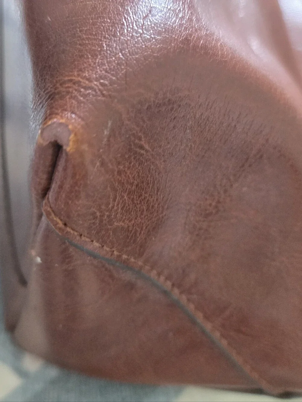 Women's Classic Brown Faux Leather Tote Bag